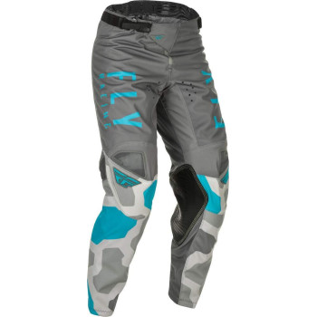 Fly Racing 2021 Kinetic K221 Pants (Grey/Blue, 38)