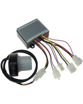 24V Control Module and Twist Throttle for Razor Dirt Quad - Electrical Kit for Dirt Quad - Controller and LED Twist Throttle (6-Pin Connector) - Model HB2430-TYD6-FS-ROHS - Replacement Razor Parts