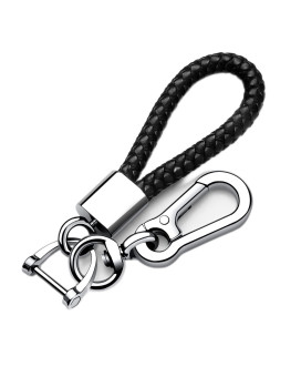 Tukellen Leather weave keychain suit for car keychain keyring Present for Man and Woman