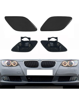 Headlight Washer Covers Cap Nozzle Cover Cap Front Tow Cover for 3-Series E92 Coupe E93 (Left & Right)