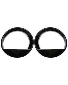 MOTOKU Black Angry Bird Style Front Lamp Headlight Cover Trim for Patriot 2011 2012 2013 2014 2015 2016 2017