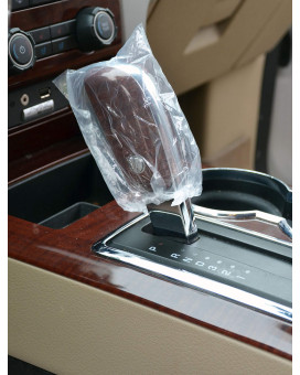 JohnDow Industries Disposable Gear Shift Protective Cover, GSC-5 Box of 500, Clear