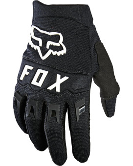 FOX RACING Youth DIRTPAW Motocross Glove, Black/White, Youth Small