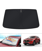 KUST Windshield Sunshade for Mazda CX-5 2017-2024 CX5 Accessories Window Shade Sun Visor Protector Blocks UV Rays Keep Your Car Cooler