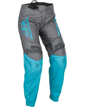 Fly Racing 2021 Women's F-16 Pants (Grey/Blue, 13/14)