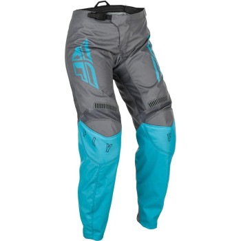 Fly Racing 2021 Women's F-16 Pants (Grey/Blue, 13/14)