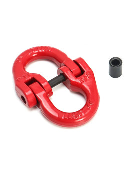 QWORK Red Painted G80 Alloy Steel Connecting Link, 1/2, 12000 lbs Working Load Limit