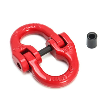 QWORK Red Painted G80 Alloy Steel Connecting Link, 1/2, 12000 lbs Working Load Limit