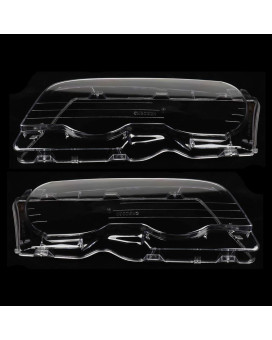 2pc Left and Right Side Car Headlight Headlamp Lense Clear Lens Cover Replacement fit for 2006-2008 for BMW 323i;2005-2006 for BMW 330i
