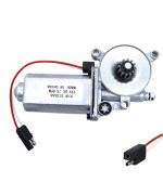 MOCW 373566 RV Power Awning Replacement Universal Motor 75-RPM 12-Volt DC with Single 2-Way Connector Power Awnings Compatible with Solera Power Awnings Motor