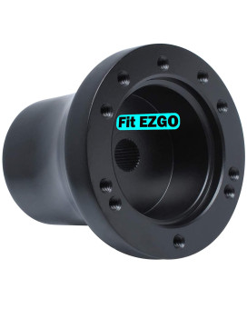 LEAPGO EZGO Steering Wheel Adapter fit EZGO TXT RXV Golf Carts Accessories(Black)