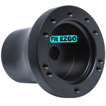 LEAPGO EZGO Steering Wheel Adapter fit EZGO TXT RXV Golf Carts Accessories(Black)