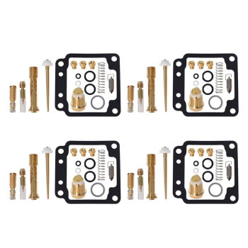 4-Pack Carburetor Carb Repair Kits Replacement for Yamaha 1981 XJ650 Maxim 1980-1983 XJ650R Seca