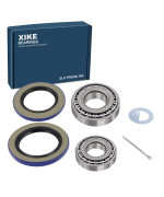 XiKe 1 Set Fits 5,200-6,000 lb Axles Trailer Wheel Hub Kit, Include 25580/25520 & LM67048/LM67010 Bearings, 21333TB, 22333TB /10-10, 10-36 Seal and Cotter Pin.