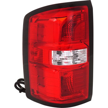 Evan Fischer Driver Side Tail Light Compatible with 2016-2018 GMC Sierra 1500, 2016-2019 Sierra 2500 HD, 2016-2019 Sierra 3500 HD & 2019 Sierra 1500 Limited - GM2800281C