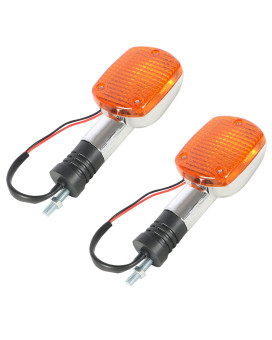 WFLNHB 2 PCS Motorcycle Turn Signals Blinker Light Replacement for Honda Shadow VTX Steed Magna 250 400 750