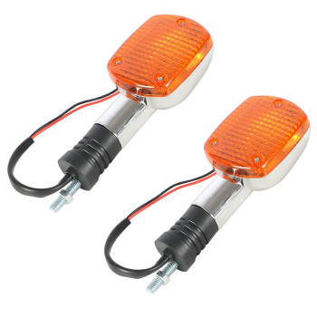 WFLNHB 2 PCS Motorcycle Turn Signals Blinker Light Replacement for Honda Shadow VTX Steed Magna 250 400 750