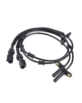 WMPHE Compatible with 1 Pair Front Left & Right ABS Wheel Speed Sensor Ford F150 2005 2006 2007 2008, Lincoln Mark LT 2007 2008, Replace OEM 7L3Z-2C204-A 695-044, Only for RWD Models