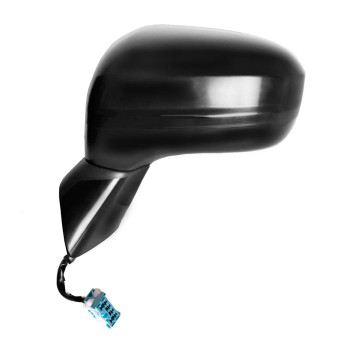 Passenger Side Mirror for HONDA Civic, textured black w/PTM cover, foldaway, Power Heated