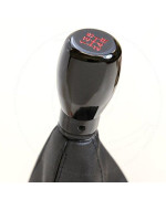 LT Sport 5-Speed Manual Transmission Stick Shift Knob Light Weigh Black Gear Lever Cover