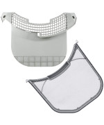 2pcs MCK49049101 Dryer Lint Filter Screen Housing Guide Cover with Adq56656401 Lint Filters Stainless Steel Mesh replacement - Suitable for LG kenmore Dryers dlex3570v dlgx4271v 79691282310