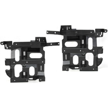 for Chevy Silverado 1500 / 2500 / 3500 Headlight Bracket 2003 04 05 2006 Driver and Passenger Side Pair / Set Support Includes 2007 Classic GM1221130 + GM1221131 15798921 + 15798922