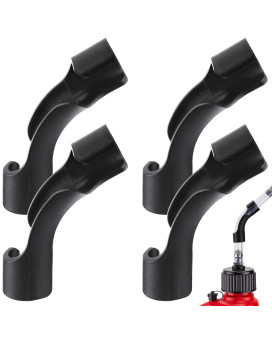 4 Pack Hose Bender for Racing Fuel Tanks, Utility Containers, Gas Cans - Heavy Duty - Compatible with VP, Sportsman, Rural King and more. Provides the Ideal Bend for Your Fuel Hose