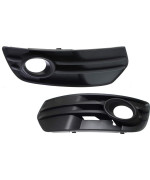 For Audi Q5 Fog Light Cover 2009 10 11 2012 Driver and Passenger Side Pair/Set Primed DOT/SAE Compliance AU1038108 + AU1039108 8R0807681A01C + 8R0807682A01C