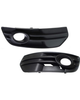 For Audi Q5 Fog Light Cover 2009 10 11 2012 Driver and Passenger Side Pair/Set Primed DOT/SAE Compliance AU1038108 + AU1039108 8R0807681A01C + 8R0807682A01C