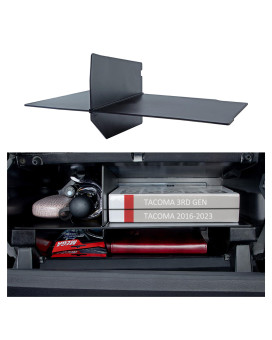 JKCOVER Compatible with Toyota Tacoma Glove Box Dividers Organizer 2016 2017 2018 2019 2020 2021 2022 2023 Accessories,Insert Box ABS Secondary Storage