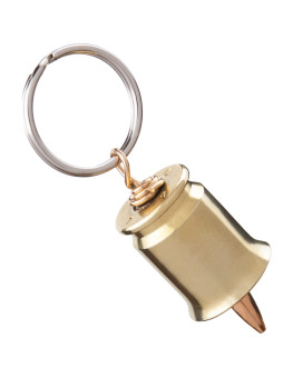 Lucky Shot - Motorcycle Bell Keychain with Imitation .223 Bullet Shaped Ringer Unique Good Luck Charm Gift for Bikers Gremlin Bell Keychain for Motorcycles