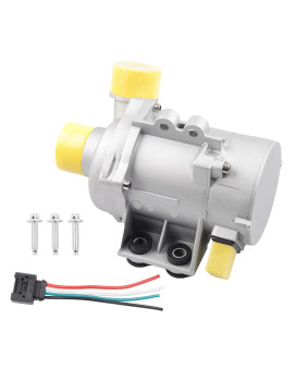 Dasbecan Electric Engine Water Pump Compatible with BMW 128i 328i 325i 528i 530i Z4 X3 X5 E90 N52 Replaces 11517521584 11517546994 11517563183 11517586924 11517586925