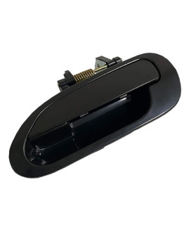 Exterior Door Handle Rear Left Driver Side for 1998 1999 2000 2001 2002 Honda Accord Black Outside Door Handle Replace OE 79338/ 72680S84A01ZF / 72680S86K11 Without Keyhole