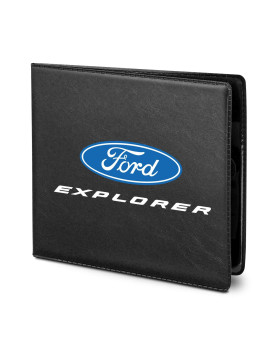 iPick Image for Ford Explorer Car Auto Insurance Registration PU Leather Document Holder Wallet