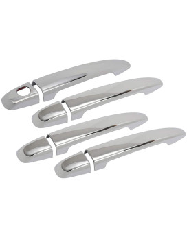 ROADFAR ABS 4 Chrome Door Handle Covers-For For Toyota Highlander 2008-2013 Car Door Handle Covers 4Pcs