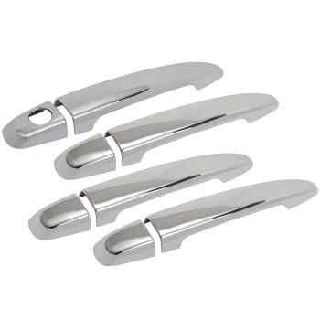 ROADFAR ABS 4 Chrome Door Handle Covers-For For Toyota Highlander 2008-2013 Car Door Handle Covers 4Pcs