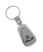 Au-TOMOTIVE GOLD Tear Drop Key Chain for Acura TLX (Chrome)