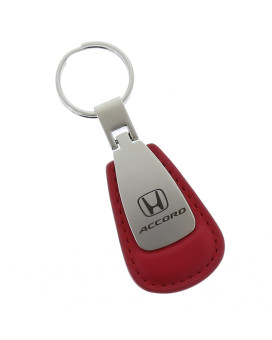 Au-TOMOTIVE GOLD Tear Drop Key Chain for Honda Accord (Red)