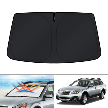 KUST Custom Fit Windshield Sun Shade for 2010-2014 Subaru Outback Wagon Sunshade Sun Visor Protector Foldable Blocks UV Rays Keep Your Car Cooler