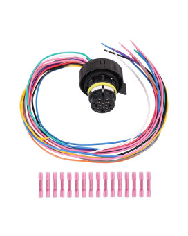 WMPHE Compatible with 6l80E 6l90E External Harness Repair Kit Chevy GMC 6L80E 6L90E, Automatic Transmission 6R60 6R80 6R75, Wiring Plug in Connector TCM T43, Harness Pigtail Repair 1292813 350-0168