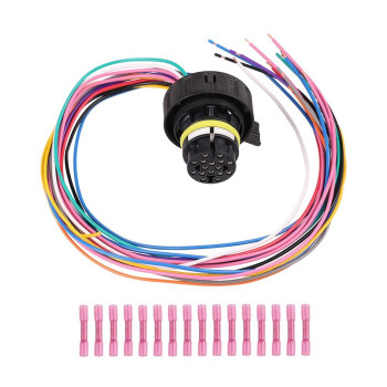 WMPHE Compatible with 6l80E 6l90E External Harness Repair Kit Chevy GMC 6L80E 6L90E, Automatic Transmission 6R60 6R80 6R75, Wiring Plug in Connector TCM T43, Harness Pigtail Repair 1292813 350-0168