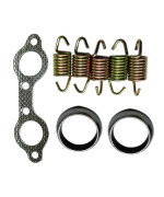 Gxcdizx New Exhaust Pipe Gasket & Spring Rebuild Kit for 2002-2007 Polaris Sportsman 600 700 3610047,5811511