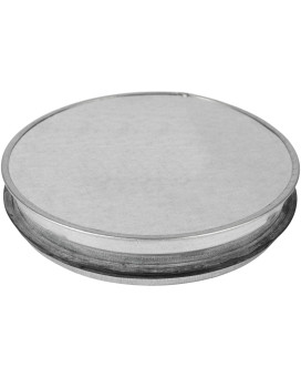 6 Inch Metal Tee Cap - Round Vent Cover - Indoor and Outdoor Pipe Cover - Dryer Vent Cover - Dryer Duct End Cap - Metal End Cap - Metal Plug -Round Metal Duct Cap