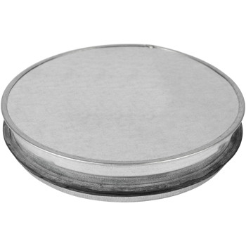 6 Inch Metal Tee Cap - Round Vent Cover - Indoor and Outdoor Pipe Cover - Dryer Vent Cover - Dryer Duct End Cap - Metal End Cap - Metal Plug -Round Metal Duct Cap