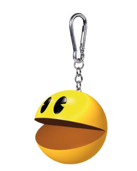 Pyramid International Pac-Man Mouth 3D Keyring, Carabina, Zip Pull or Backpack Charm (Mouth Design) - Official Merchandise, Yellow, One Size, Modern