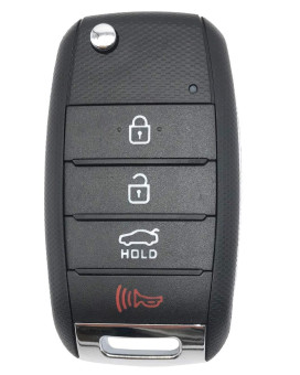 Horande Folding Flip Replacement Key Fob Cover fit for Kia Optima Sorento Sportage Rio Soul Forte Carens Picanto Keyless Entry Key Fob Shell