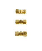 The Stop Shop Brass 10mm Compression Union (Pack of 3)