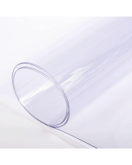 Farm Plastic Supply - clear Vinyl Sheeting - 15 Mil - (46 x 30) - Vinyl Plastic Sheeting, clear Vinyl Sheet for Storm Windows, covering, Protection, Tablecloth Protector