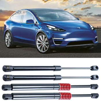 2 Pcs Front Hood Bonnet + 2 Pcs Rear Trunk Lift Supports Shock Struts Gas Spring for Tesla Model 3 (Fit All Tesla Model 3 Vehicles)