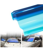 ATMOMO Light Blue Chameleon Windshield Tint Car Windshield Sun Shade Tint Reflective Glass Film 29.5'' x 118''
